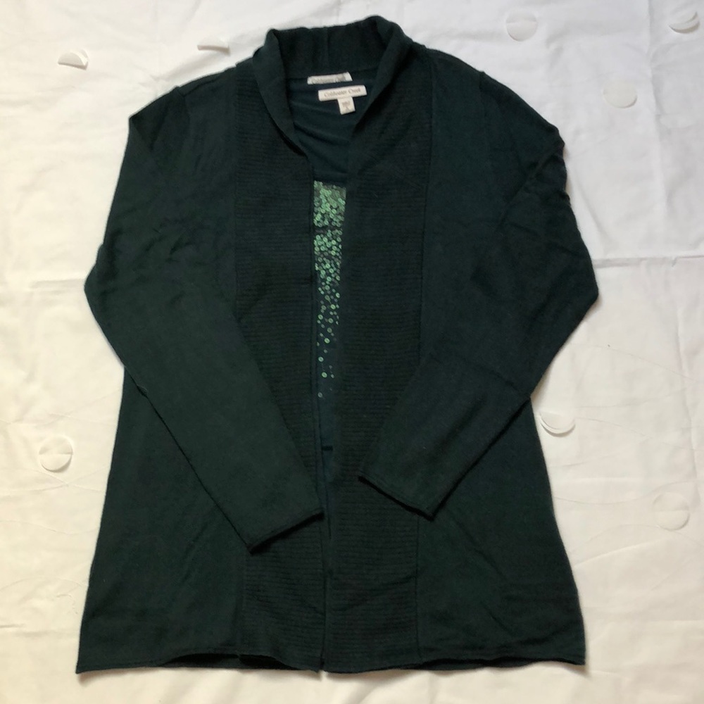 Hunter Green 2 pc cardigan set S